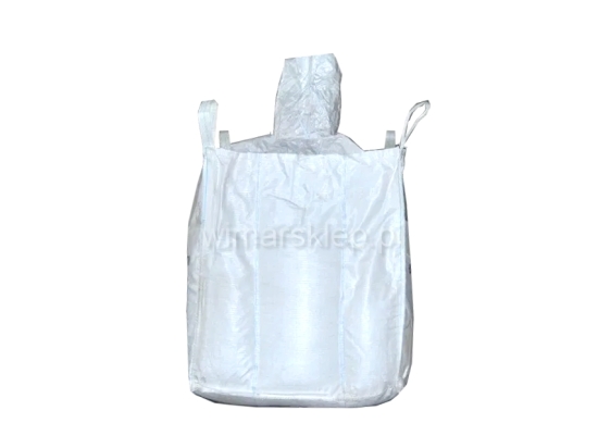 Big-Bag-Sack mit Einfüll- und Auslauftrichter, 500 kg, 90 × 90 × 90 cm