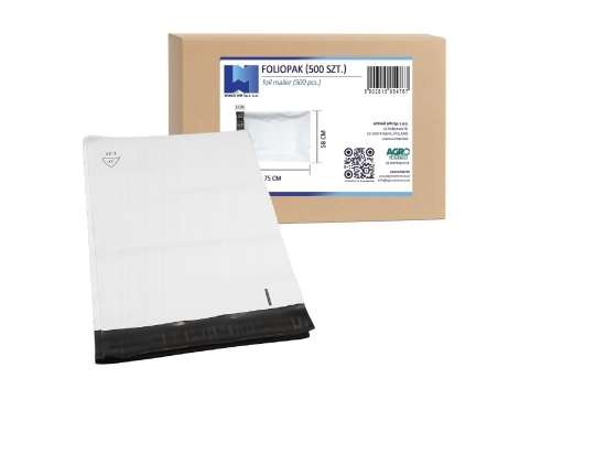 Kurier-Versandtaschen 6XL 58 x 75 cm, LDPE 55 Mikrometer, Karton mit 500 Stück
