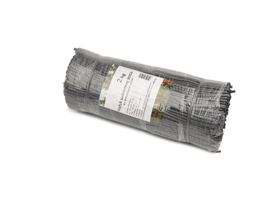 Befestigungsband für Pflanzen, Längen 35 cm, 4 × 0,5 mm, Farbe: Grau (geschnitten)