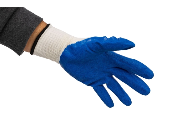 Polex-Handschuhe, Karton mit 240 Paar, blau – bitte Größe auswählen
