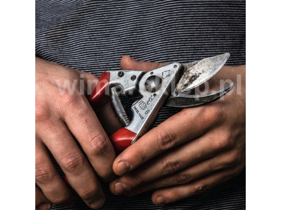 Set: Felco 8 Gartenschere + schwarze Ersatzklinge 7/3 F-Tech