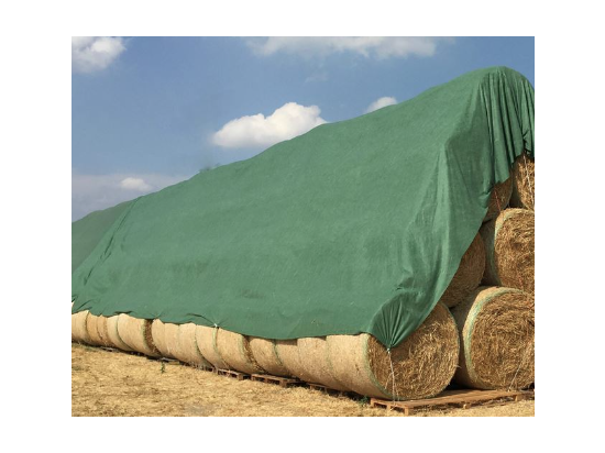 WIMAR-Schutzfolie zum Abdecken von Stroh- und Heuballen, 145 g/m², Größe 10,4 m × 15,8 m