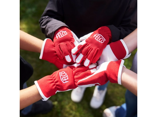 FELCO KIDS 720 Arbeitshandschuhe für Kinder im Alter von 8–10 Jahren, Schutzhandschuhe