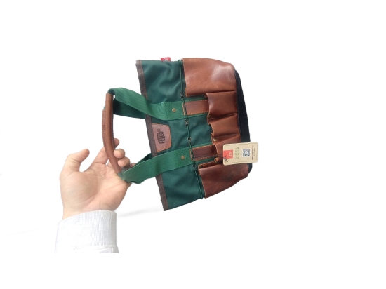 Felco 482 Gartentasche aus Leder und Stoff #FelcoLovers 25 x 20 x 10 cm