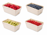 Obstschale aus Zellstoff 200g, Karton 990 Stück