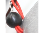 Befestigungsgummibänder für Planen mit Kugel und Haken, rot, 30 cm