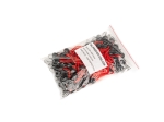 Befestigungsgummibänder für Planen mit Kugel und Haken, rot, 10 cm