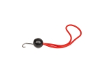 Befestigungsgummibänder für Planen mit Kugel und Haken, rot, 10 cm