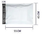 Kurier-Versandtaschen 4XL 45 x 55 cm, LDPE 55 Mikrometer, Karton, 500 Stück